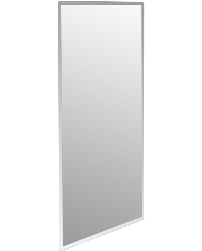 Rectangle Metal Frameless Wall Mirror & Reviews AllModern